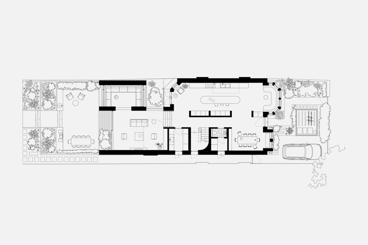 250502 096 Dartmouth Road 02 Ground Floor Plan