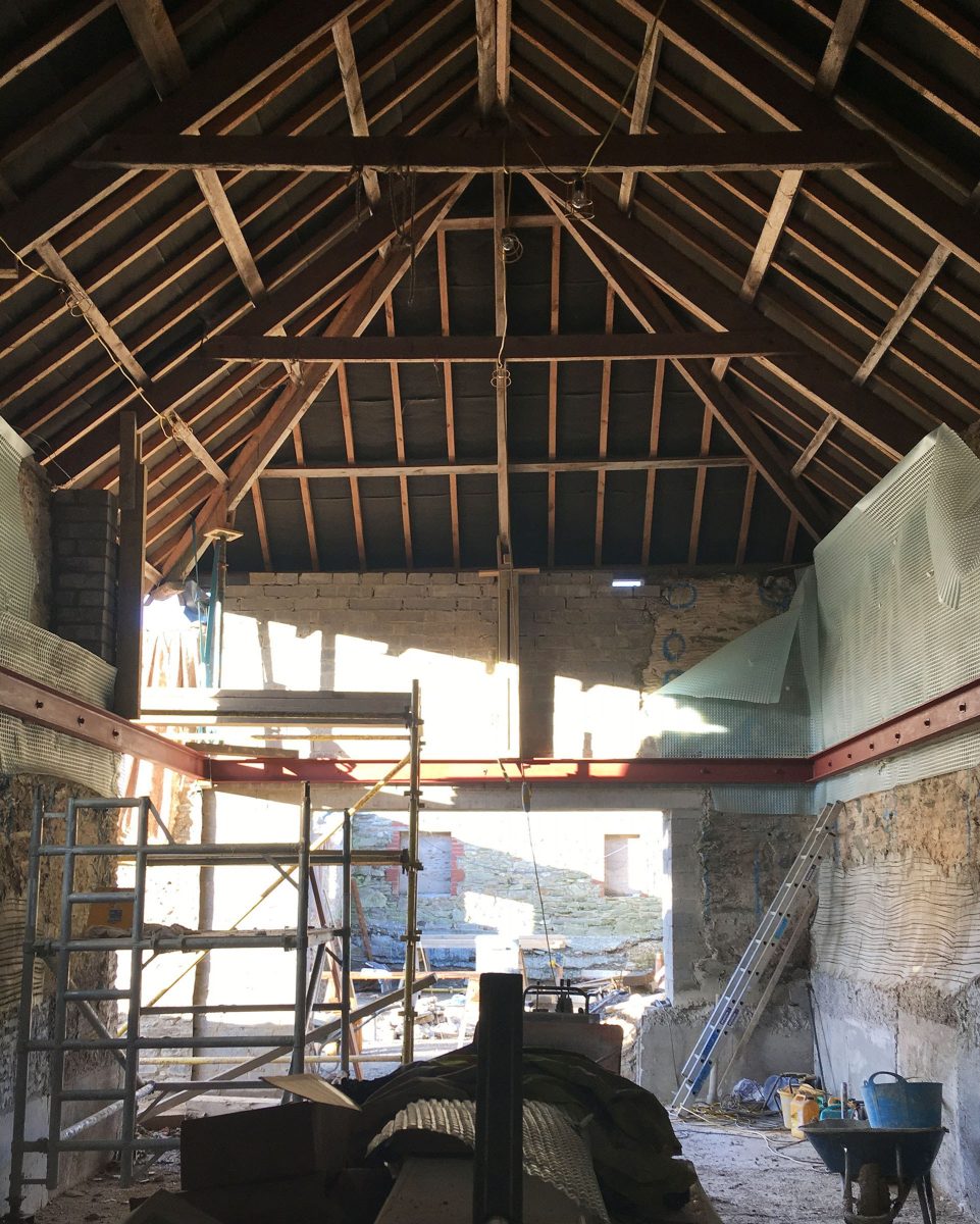 Prowse Barn Construction